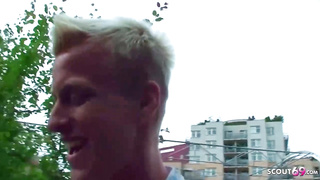 Insane dark haired is having casual romp with a stranger, in the middle of the day