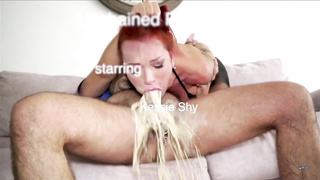Crimson haired honey was getting throayfucked until she embarked throwing up, but she loves how it perceived