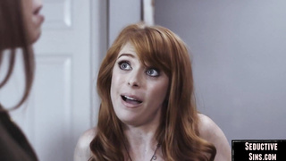 Bigtitted babe fingered and pussylicked