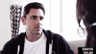 Redhead mistress sucks before doggystyle sex then gets cumshot over ass