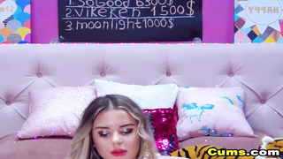 Hot Petite Fucks her Creamy Wet Tight Cunt