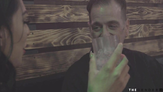 Trans stepsister assfucks stepbro in the club