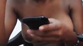 His Sister In Law Came Abruptly - Left Behind To Turn-off Cam