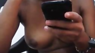 His Sister In Law Came Abruptly - Left Behind To Turn-off Cam