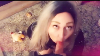 Yam-Sized breasted, platinum-blonde dame is about to get new jism all over her face, after inhaling pecker