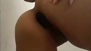 Insatiable stunner with monstrous figure is using a wand to make herself jizz, on live webcam