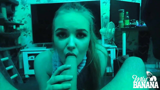 Manhood enjoying honey is providing a head to a fellow she is privately in enjoy with