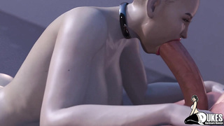 Humungous breasted Elven girl is throating pipe and getting tucked with it, all night lengthy