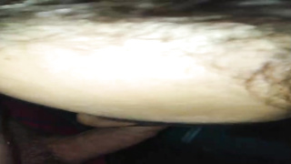 Attractive teenager brown-haired is inhaling man meat in the middle of the night, in a POINT OF VIEW fashion