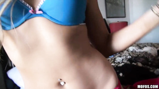 Tiffany Tatum is softly blowing her paramour's pipe and hoping to sense it inwards her twat