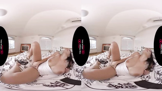 Cool dark haired with fat hooters is drilling a pizza delivery dude, instead of providing him tips