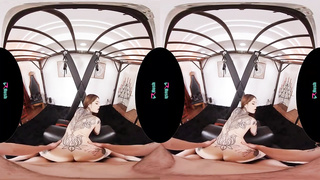 Jackie Ohh is yelling during an astounding VR bang-out sesh, because she is about to jism