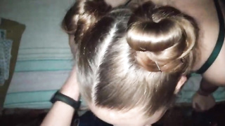 Russian female is anxiously deep-throating her greatest pal's trunk, to make him pour out from gusto