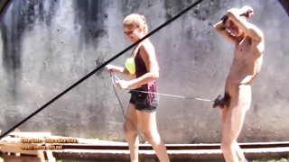 Mlada and Wendy Kneeing Balls