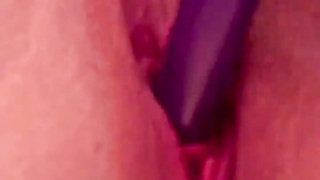 Jenni Kat demonstrates a close up of her spunking