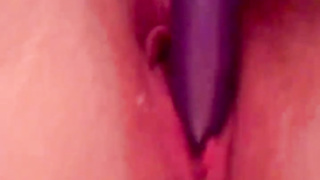 Jenni Kat demonstrates a close up of her spunking