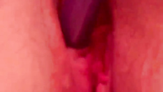 Jenni Kat demonstrates a close up of her spunking