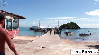 Babalu is having a threeway on the boat, in the middle of a fabulous day