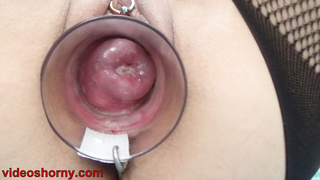 Japanese Milf Cervix Fucking with German real penis dildo and asian chopsticks