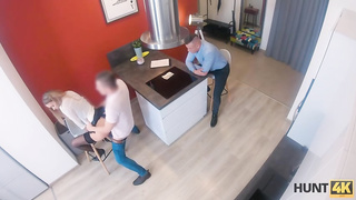 Accomplished real estate agent is permanently penetrating customers to get the deal she wants and to love