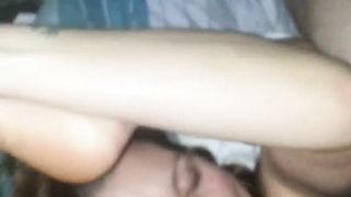 lithe girlfriend leans rearwards for big trunk