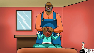 Married cougar gets harsh anal invasion screwed by the camper repairer