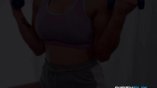 Ass Fucking orgy lovin’ nubile, Leyla Mult did it with her individual trainer, the other day