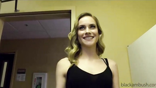 Unexperienced blond is about to have intercourse with a dark-hued fellow, for the very first time ever