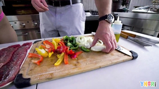 YNGR - Red-Hot Melody Foxx Ravaged During The BBQ Porno Movies - Tube8