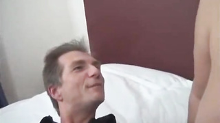 Humungous doll with XXL udders is juggling up and down while nailing her wild employer