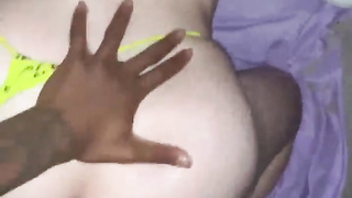 Promiscuous Red-Haired Gets Torn Up and Creampied by BIG BLACK COCK On Beach