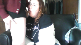 Lush Super-Cute Lady Inhales Bf's Shaft