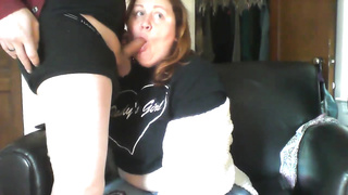 Lush Super-Cute Lady Inhales Bf's Shaft