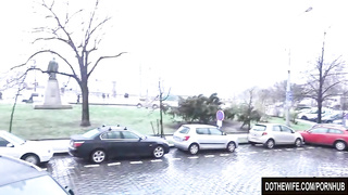 Catrine is cuckolding her bf with a dark-hued fellow and making him slurp her up