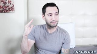 Tatted up stunner gets boned