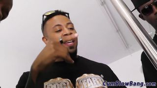 Huge-Titted bitch bukkaked by BIG BLACK COCK