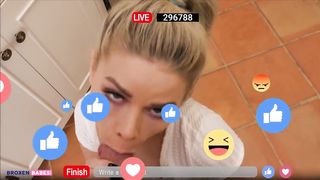 Jessa Rhodes getting Vengeance from her Hotwife Bf LIVE