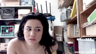 Teary witnessed shoplifter