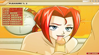 Animation nymph with crimson hair, Lara Obscene is having rectal hump with one of her homies