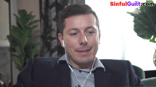 Babe distracts zoom call for anal doggystyle