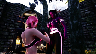 [Futa x Female] Belle dreamed to demonstrate something to Yeena