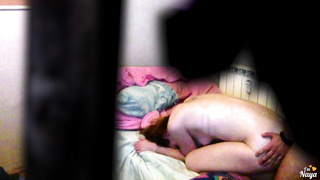 Unexperienced duo is having horny bang-out in front of a covert camera, in the late afternoon