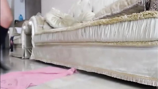 Big-Boobed towheaded cougar Olivia Austin is having casual fuckfest instead of doing her daily exercise routine