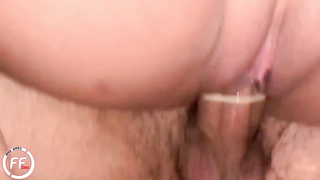 Super-Naughty, fledgling dark haired is deepthroating schlong and getting pounded in the bathroom and liking it