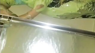 Naughty dark haired got roped up and caked with cake, because she luvs how it perceives