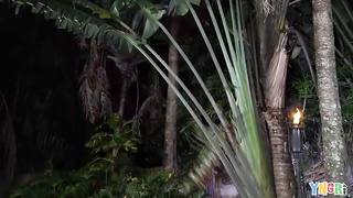 Scarlett Fall went to a vaca sans her beau and had fuck-fest with a beautiful stranger