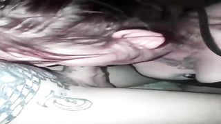 Tatted dude who even has a tat on his pecker is getting an astounding blow-job