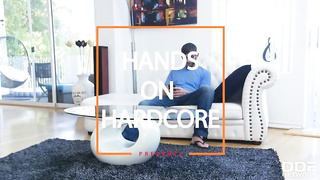 Abella Danger is squealing from sheer pleasure while railing a rock rigid prick in the morning