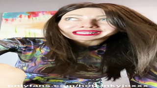 Insatiable dark-haired is railing a immense, ebony fuck stick and demonstrating her ass fucking mini-rosebud on webcam