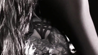 Fur Covered anthro pony stroking and toying with its giant udders and backside